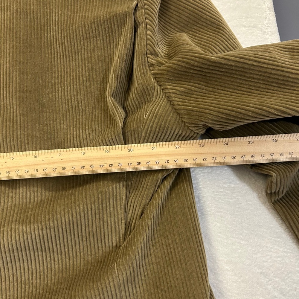 Orvis Corduroy Sport Coat Vintage Leather Button Elbow Patch Mens XL Brown Tan - Picture 7 of 10